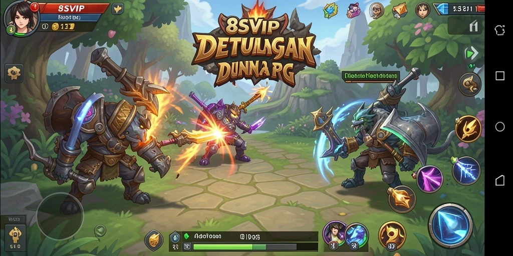 Tampilan gameplay 8SVIP yang memukau dan mendebarkan.