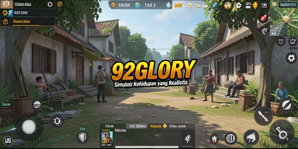 Gameplay menarik dari 92GLORY yang menunjukkan simulasi kehidupan.