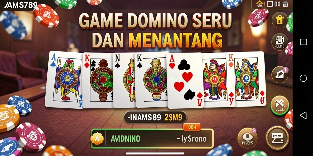 Pengalaman seru bermain domino di AMS789 dengan teman-teman.