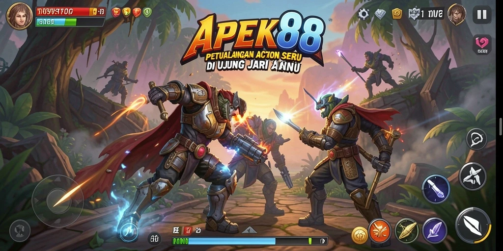 Tangkapan layar APEK88 menunjukkan aksi pertempuran yang mendebarkan.