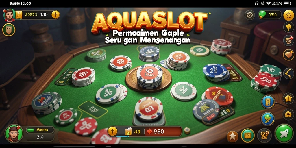 Tampilan gameplay AQUASLOT yang menarik dan dinamis.