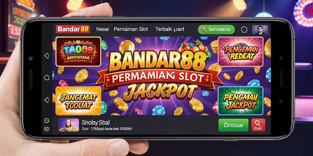 Tampilan menarik dari permainan Slot di BANDAR88 dengan grafis yang memukau.