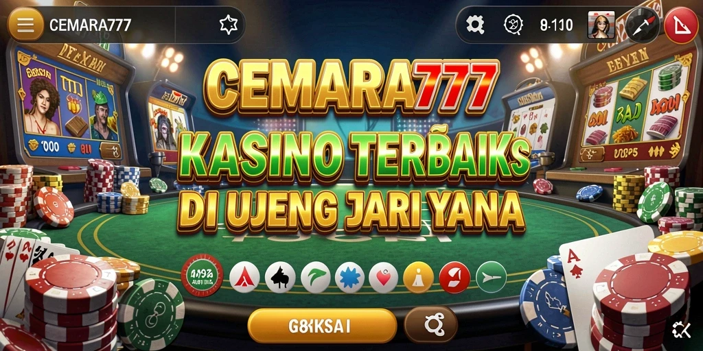 Tampilan gameplay menarik dari CEMARA777 saat bermain kasino.