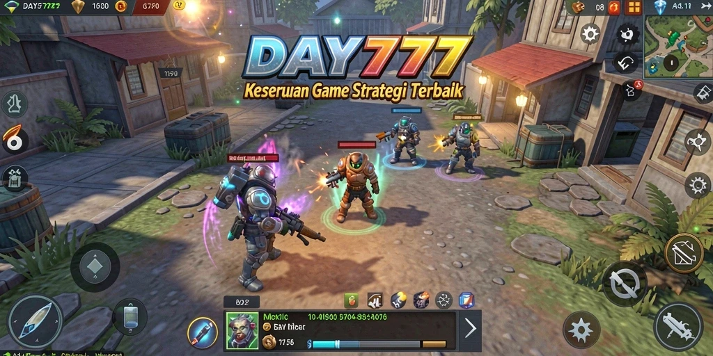 Screenshot menampilkan aksi strategi seru dalam GAME DAY777.