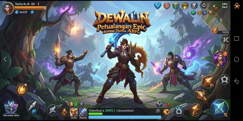 Tampilan gameplay menarik dari DEWALIN dalam dunia ARPG.