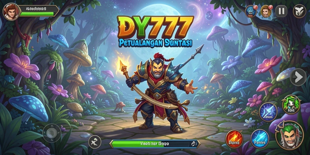 Screenshot DY777 menampilkan gameplay seru dengan petualangan yang menantang.