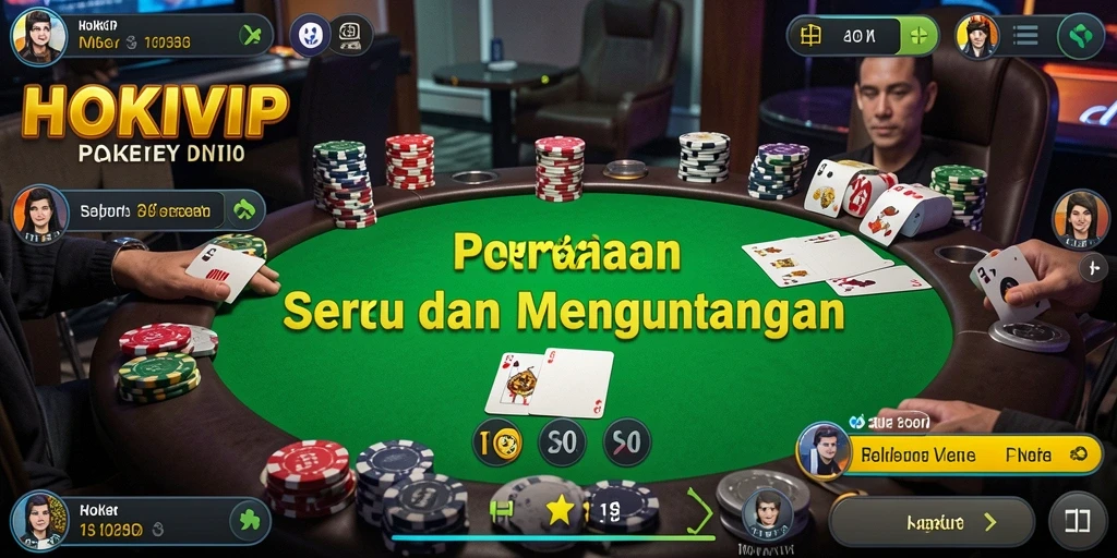 Tampilan gameplay HOKIVIP dengan desain menarik dan interaksi pemain.
