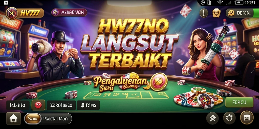 Gameplay seru dari kasino langsung HW777 dengan dealer profesional.