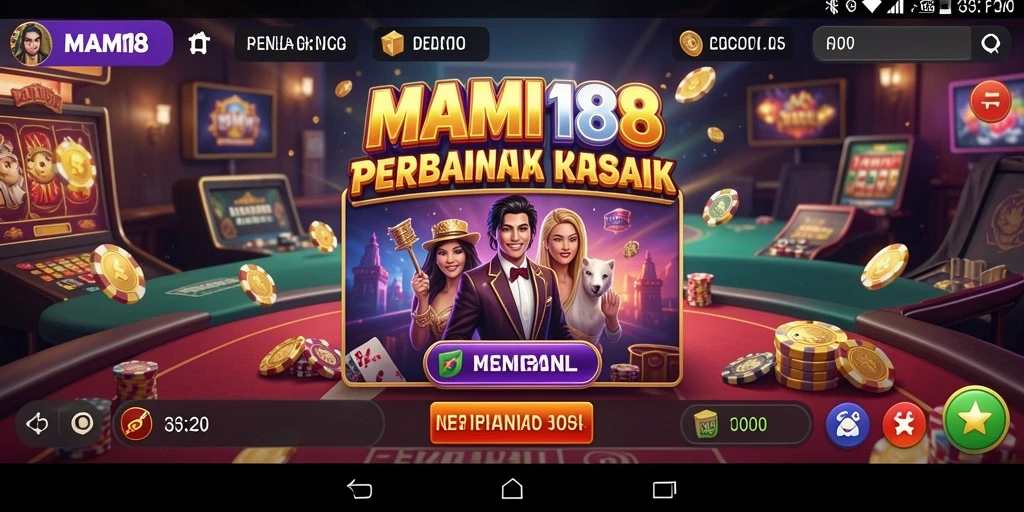 Tampilan gameplay seru dari MAMI188 yang menampilkan pengalaman Kasino.