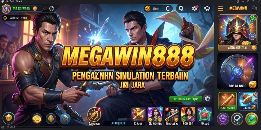 Tampilan gameplay MEGAWIN888 yang memukau dan interaktif.