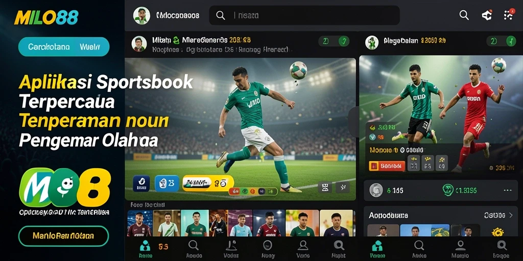 Tangkapan layar gameplay Sportsbook yang menarik dari MILO88.