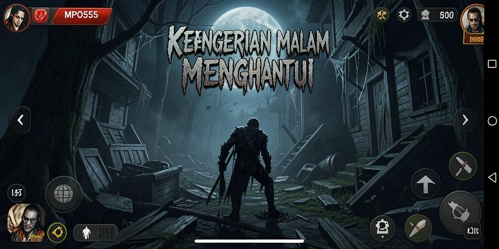 Tangkapan layar menampilkan gameplay menyeramkan dari MPO555.