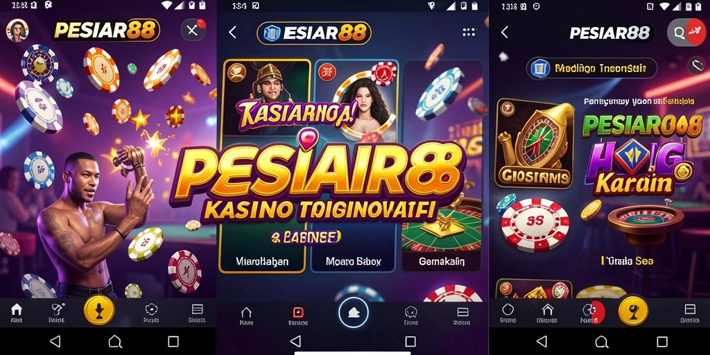 Tampilan menarik dari permainan Kasino PESIAR88 yang seru dan mengasyikkan.