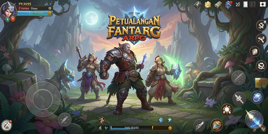 Screenshot gameplay PK95 menampilkan aksi seru dan karakter menawan dalam pertempuran.