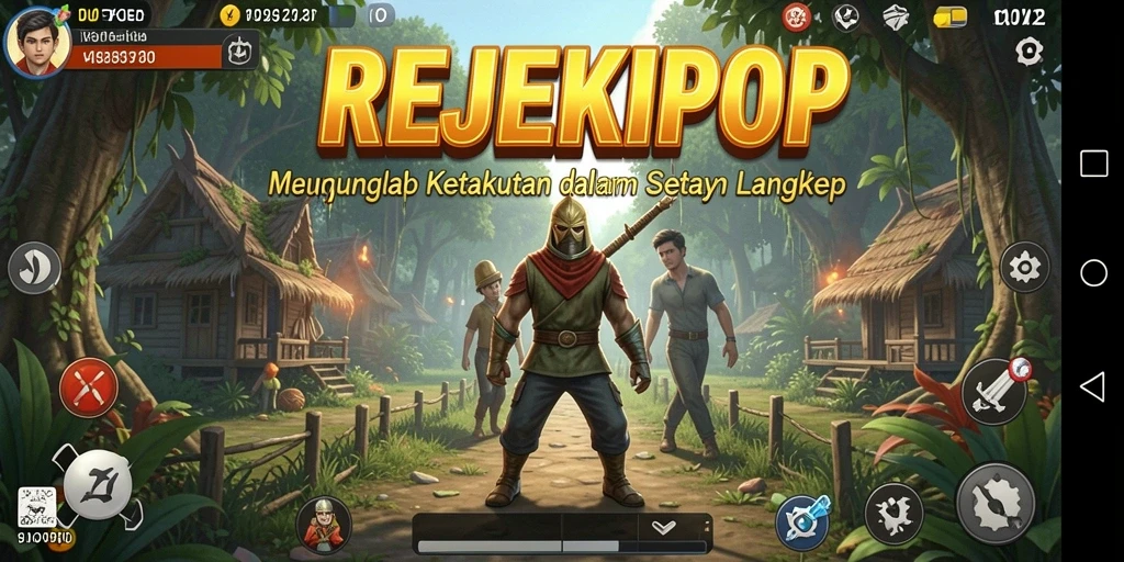 Tangkapan layar menampilkan gameplay menegangkan dalam REJEKIPOP.